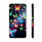 "Neon Swarm Splendour" NEON Butterflies Tough Phone Case