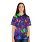 "Fuego Fantasia" Neon Butterflies Womans Jersey