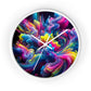Leonarda Fontana - Trippy Infinity Patterns Wall Clock