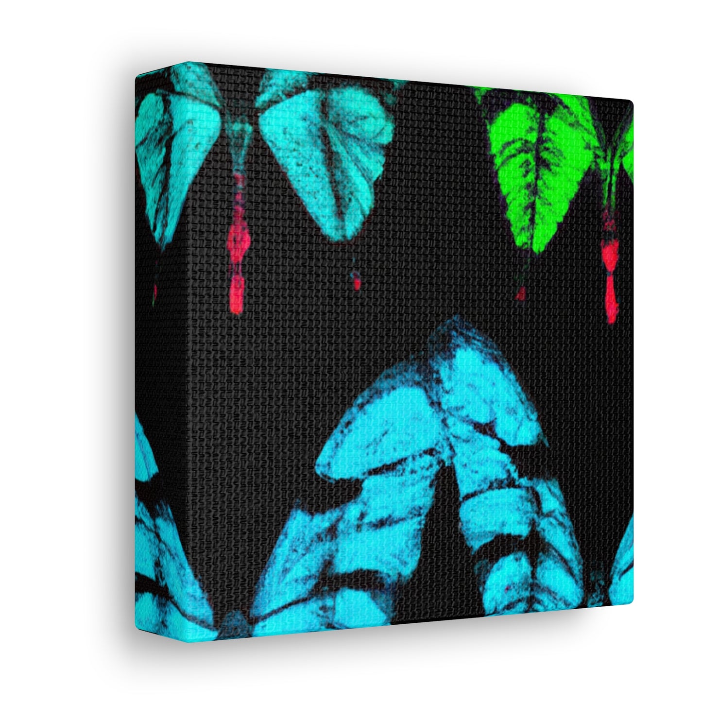 "Neon Butterfly Dreams" Neon Butterflies  Art Canvas