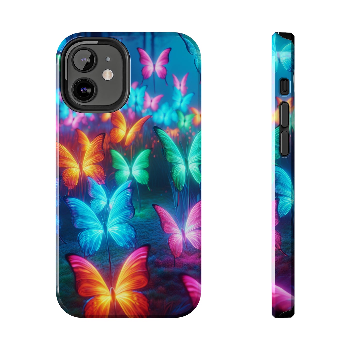 Neon Whispers. NEON Butterflies Tough Phone Case