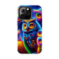 Neon Night Owls. NEON Owls Tough Phone Case