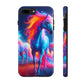 "Neon Dreamscapes: A Pride of Unicorns" NEON Unicorns Tough Phone Case