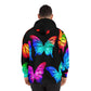 Neon Flight Fantasy - Butterflies AOP Hoodie