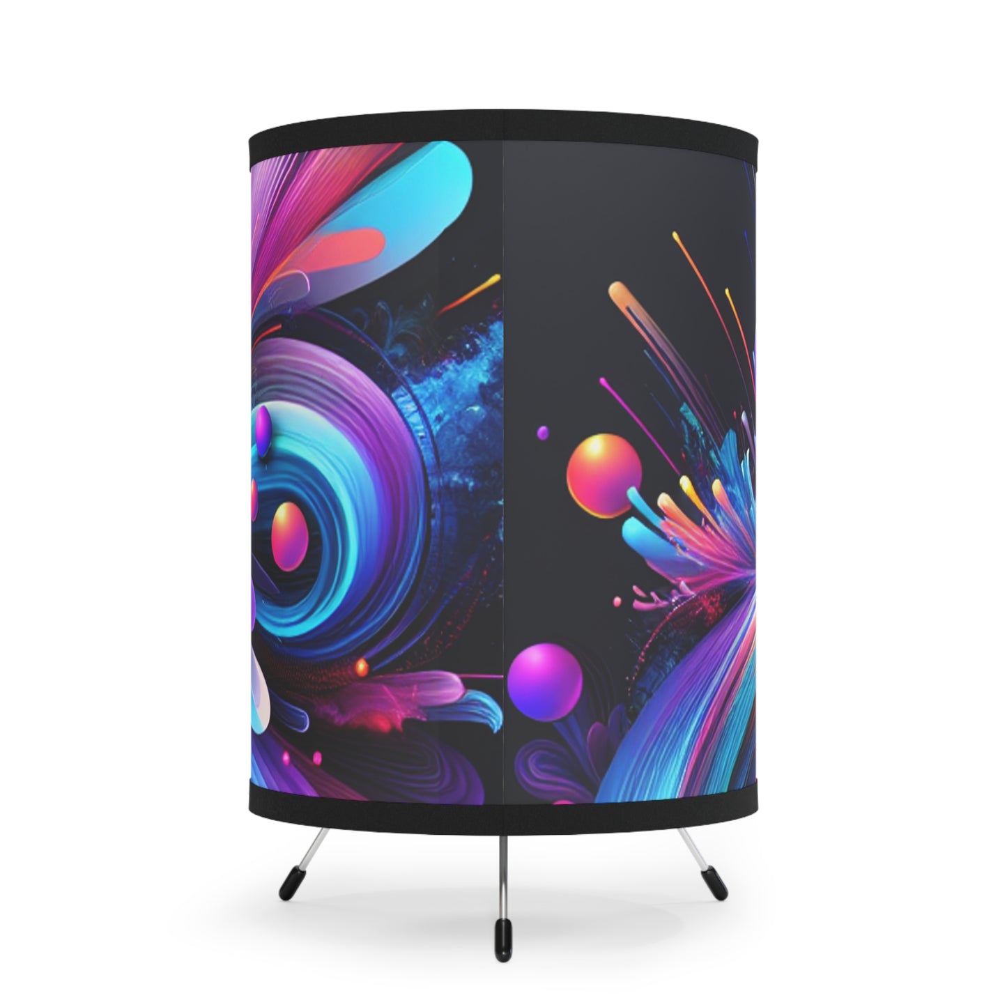 Giovanni di Capano - Trippy Infity Patterns Art Tripod Lamp