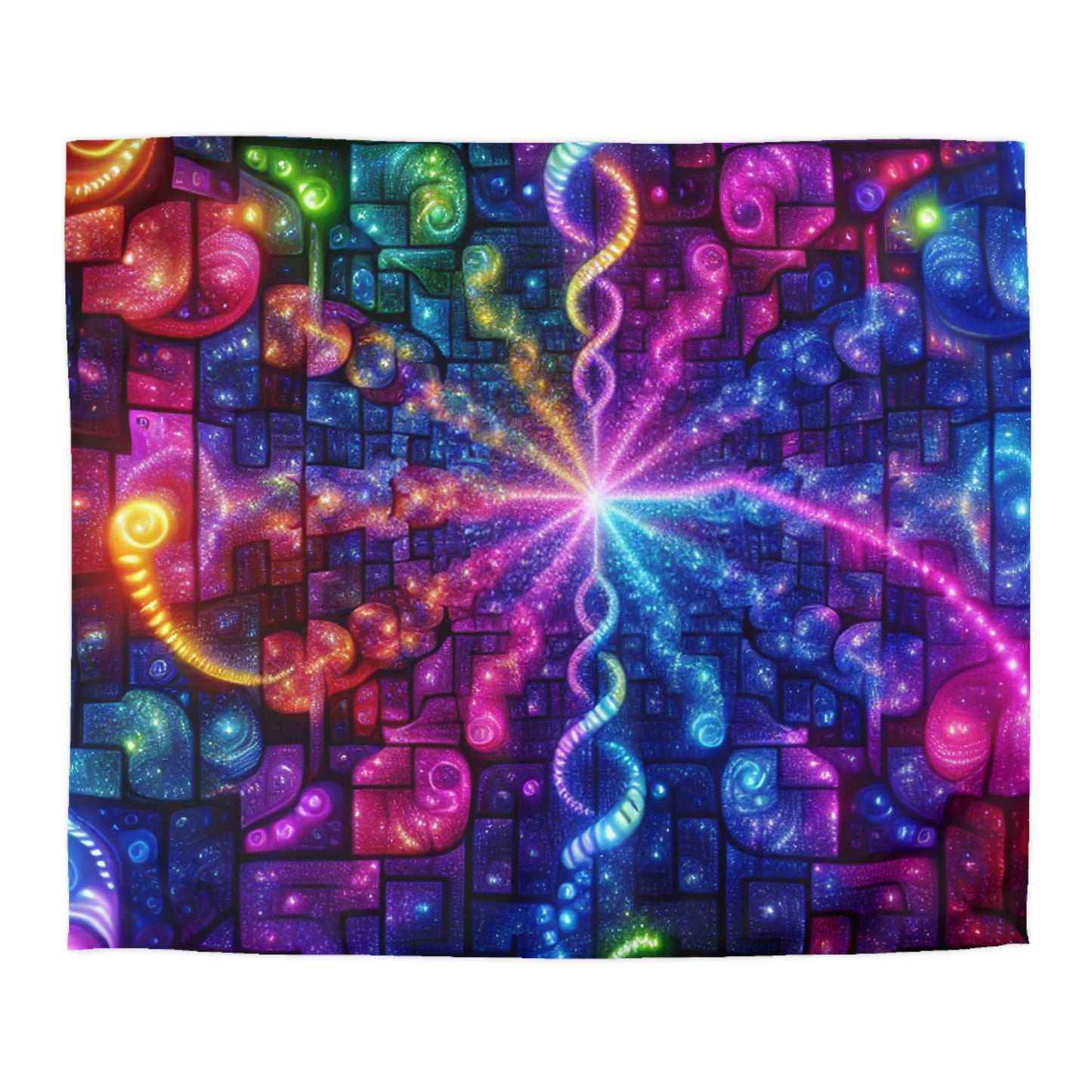 Gennaro di Bellini - Trippy Infinty Patterns Microfiber Duvet Cover