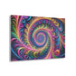 Neon Infinity Infinity Prismatic Vortex Trippy infity Pattern 1/4" Glossy Acrylic Art