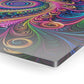 Neon Infinity Infinity Prismatic Vortex Trippy infity Pattern 1/4" Glossy Acrylic Art