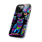 Neon Glowing Owls. NEON Owls Tough Phone Case