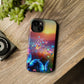 Neon Flight Fantasy Neon Butterflies Premium Art Magsafe Magnet Tough IPhone 13 14 15 Pro Plus Max and Mini in Matte and Glossy Phone cases