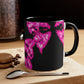 Vibrant Neon Butterfly Soiree Butterflies 11oz Mug