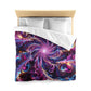 Benedicto da Silva. - Trippy Infinty Patterns Microfiber Duvet Cover