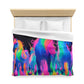 Andrea da Lucca - NEON Unicorns Microfiber Duvet Cover