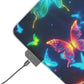 Neon Flight Flutterbyes NEON Butterflies LED Mousepad