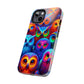 'Electric Neon Owl Harmony' NEON Owls Tough Phone Case