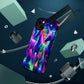 "Uni-Neon Fantasy" Neon Unicorns Premium Art Magsafe Magnet Tough IPhone 13 14 15 Pro Plus Max and Mini in Matte and Glossy Phone cases