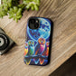Neon Nocturnal Orbitals. Neon Owls Premium Art Magsafe Magnet Tough IPhone 13 14 15 Pro Plus Max and Mini in Matte and Glossy Phone cases