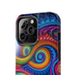 Neon Infinity Illusionz. Trippy Infinity Patterns Tough Phone Case