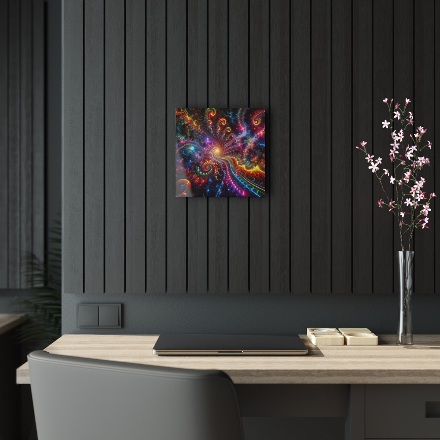 Interstellar Illuminexion Trippy infinity Pattern 1/4" Glossy Acrylic Art