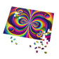 VibNeoInfinPaint - Neon Trippy Infinity Patterns Puzzle 30, 110, 252, and 1000 Pieces