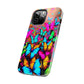 "Neonardie's Dreamscape" NEON Butterflies Tough Phone Case