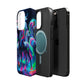 Neon Unicorn Prism. Neon Unicorns Premium Art Magsafe Magnet Tough IPhone 13 14 15 Pro Plus Max and Mini in Matte and Glossy Phone cases