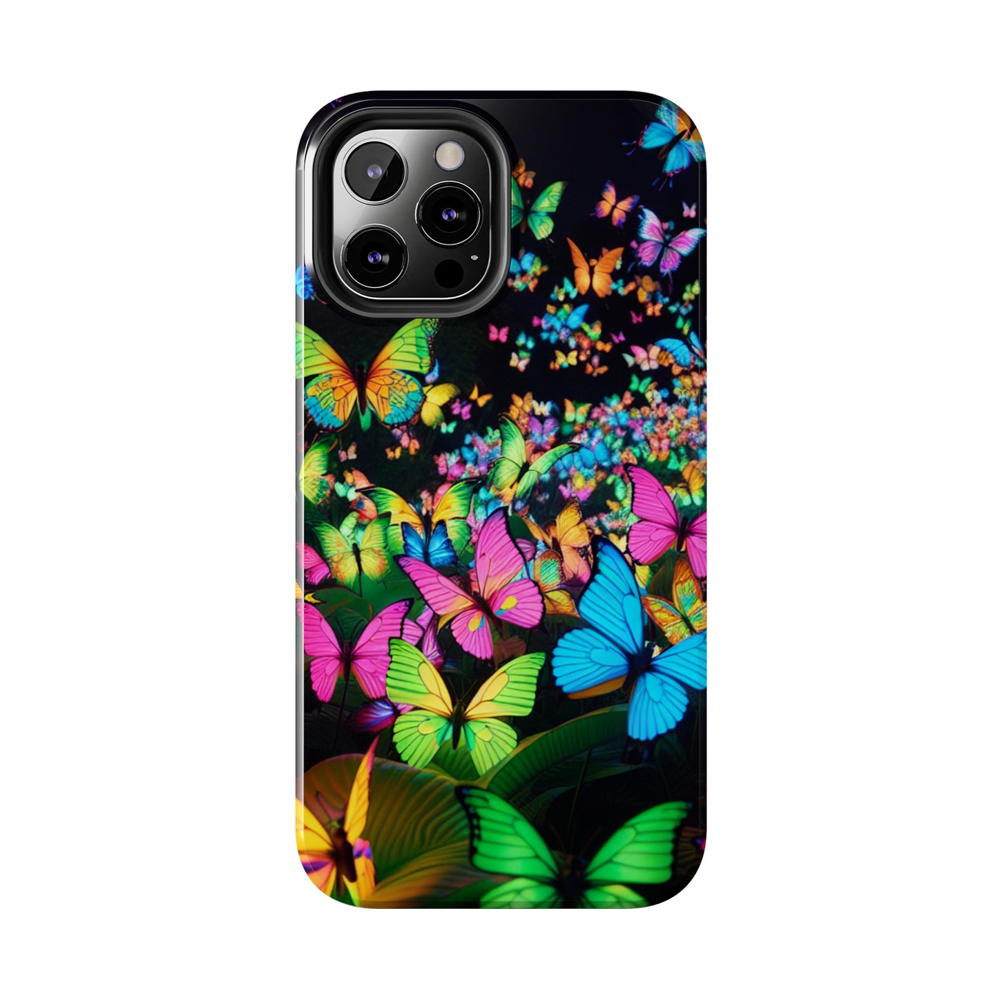 Neon Butterfly Congregation. NEON Butterflies Tough Phone Case