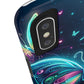 "Neon Butterfly Glo-Rama" NEON Butterflies Tough Phone Case Iphone 6 7 8 9 10 11 12 13 14 SE X XR XS Pro Max Mini Plus