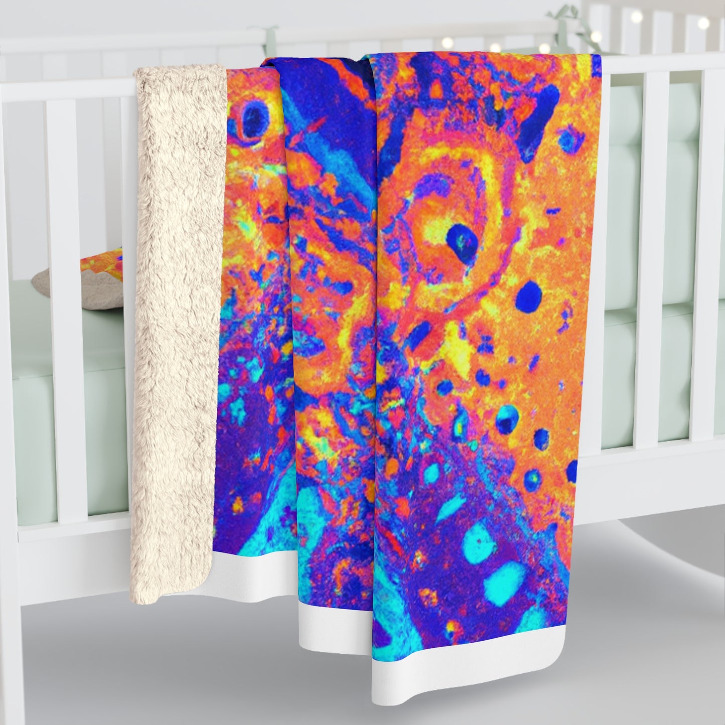 Leonardo da Vincianto. - Trippy Infinity Patterns Sherpa Blanket