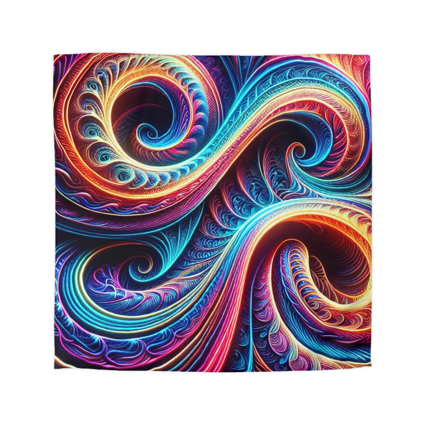 Giovanni da Volterra - Trippy Infinty Patterns Microfiber Duvet Cover