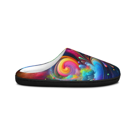 Giovanni Valerio - Trippy Infity Patterns Men's Indoor Slippers