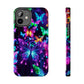 "Vibrance in Flight" NEON Butterflies Tough Phone Case