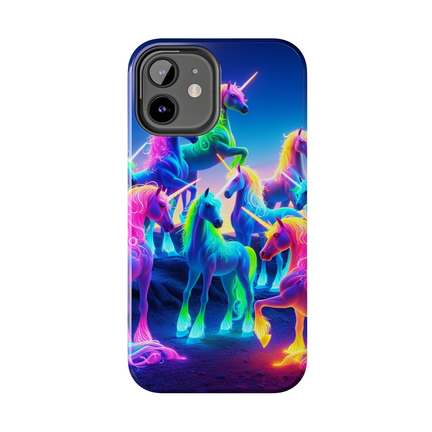 Neon Unicorn Spectacle. NEON Unicorns Tough Phone Case