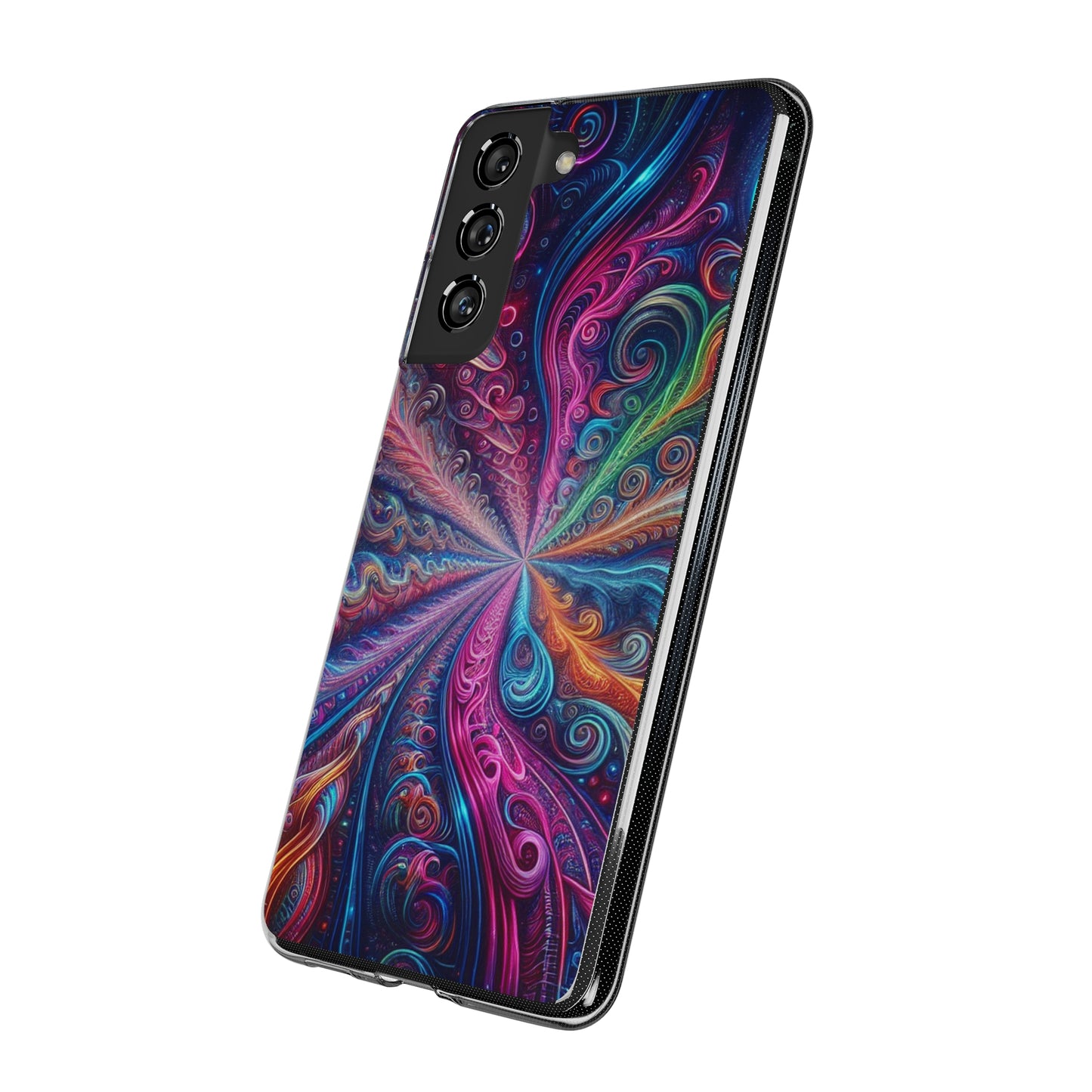 "Infinite Electrify" Infinity Patterns Art Polycarbonate Phone Case