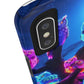 "Neon Nocturne" NEON Owls Tough Phone Case