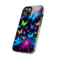 "Electric Flutterby Glow" NEON Butterflies Tough Phone Case