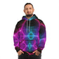 Vivid Infinity Splatter. -Trippy Infinity Patterns AOP Hoodie