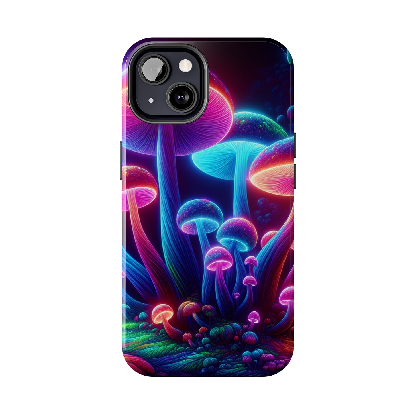 Neon Psychedelic Pupal Art NEON Unicorns Tough Phone Case Iphone 7 8 9 10 11 12 13 14 Pro Max Mini Plus XR XS SE