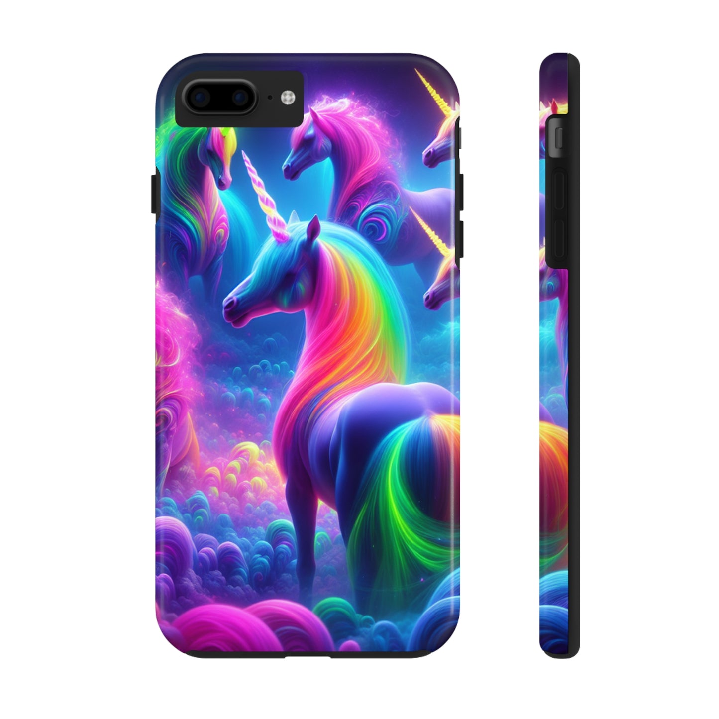 "Dreamworld Enchantment" NEON Unicorns Tough Phone Case