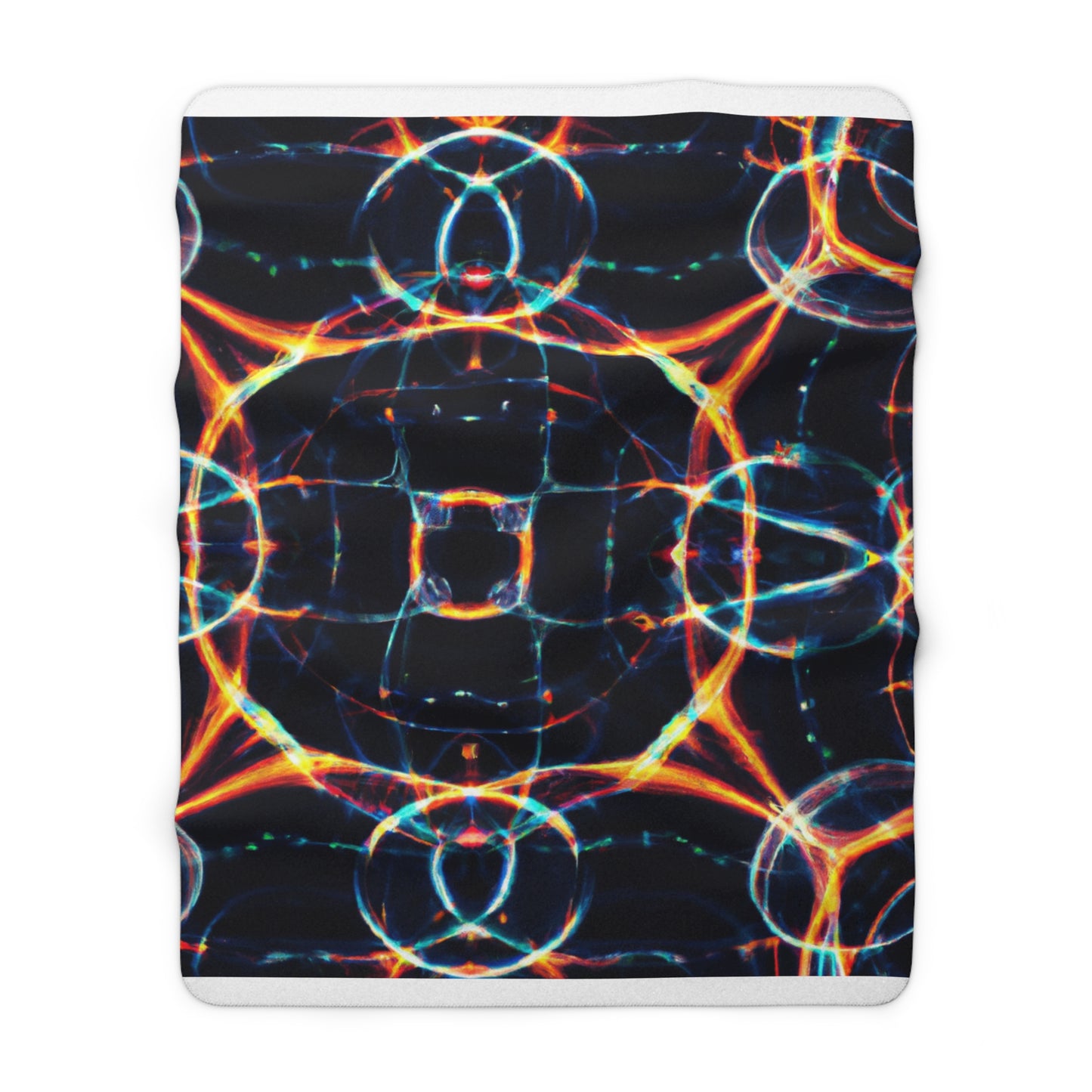 Giulio da Firenze - Trippy Infinity Patterns Sherpa Blanket