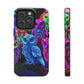 Neon Nocturne. NEON Owls Tough Phone Case