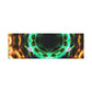 Galactic Neon Hyperspace Splatter. Trippy Infinity Patterns Art Canvas