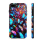 "Illuminated Flight" NEON Butterflies Tough Phone Case