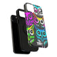 TDB Psychedelic Rave Owl Impact-Resistant Phone Case - Colorful Protection
