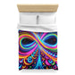 Michelangelo di Allegro - Trippy Infinty Patterns Microfiber Duvet Cover