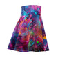 Elena da Vinci - Trippy Infity Patterns Woman's Skater Skirt