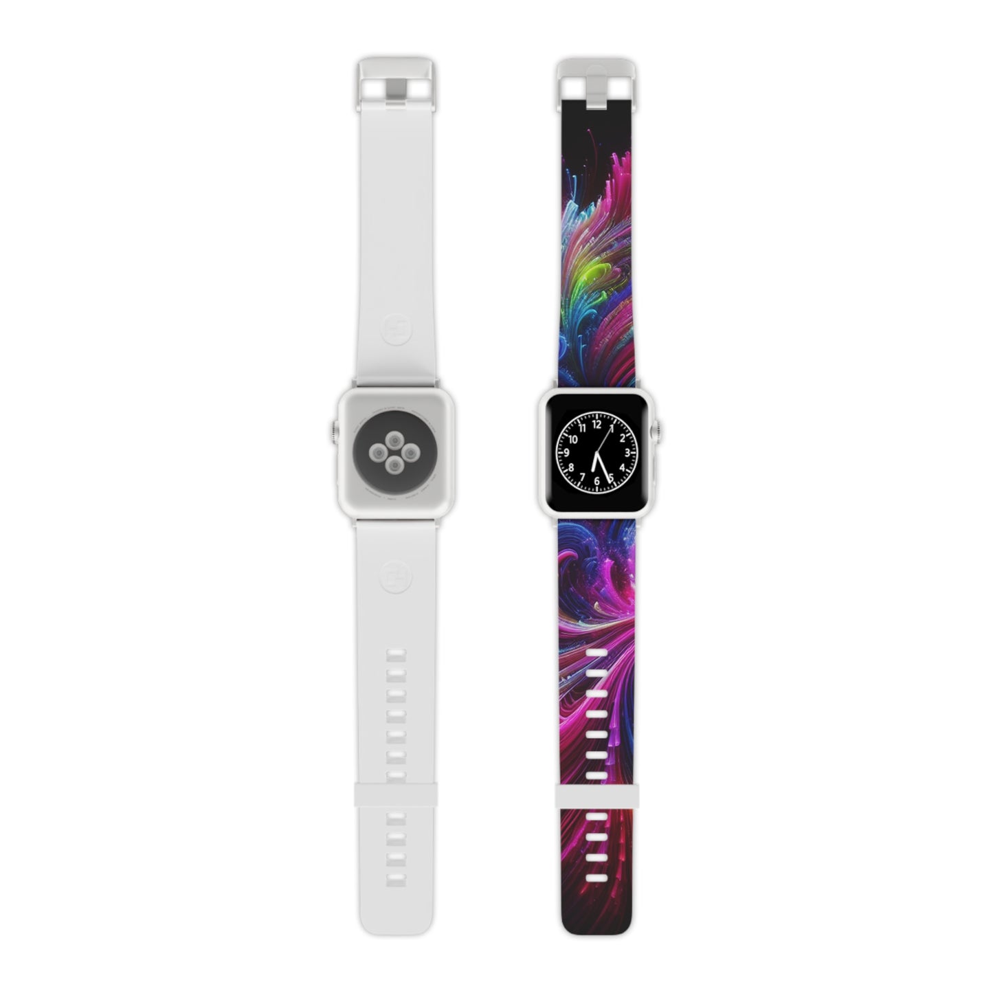 , and robots

"E-Robotic Vibescapes" - Trippy Infinity Patterns Iwatch Band