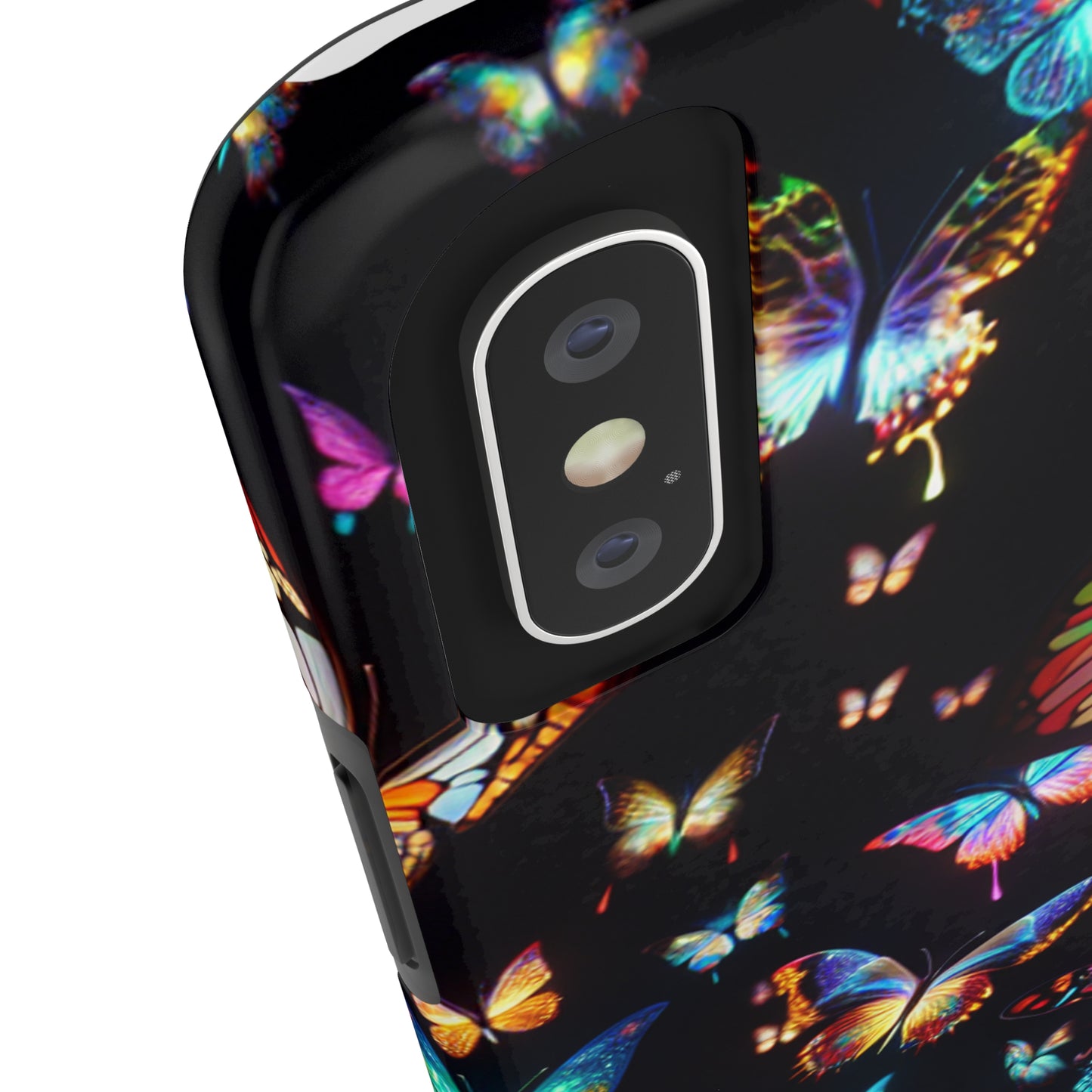 Neon Butterflies Dance NEON Butterflies Tough Phone Case Iphone 6 7 8 9 10 11 12 13 14 SE X XR XS Pro Max Mini Plus