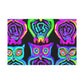 Neon Night Owls. NEON Owls Art Canvas
