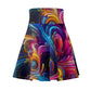 Giovanni di Giusto - Trippy Infity Patterns Woman's Skater Skirt